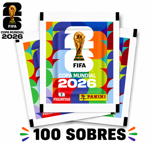 Kit con 100 Sobres FIFA World Cup 2026™