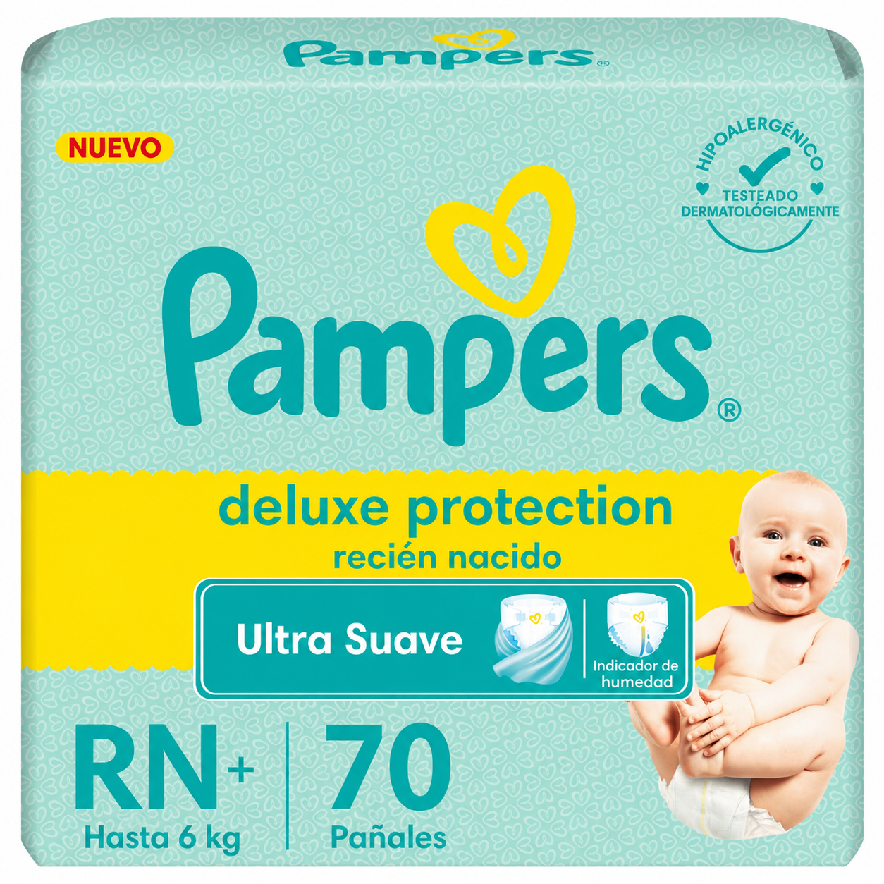 Pack de 70 Pañales deluxe protection