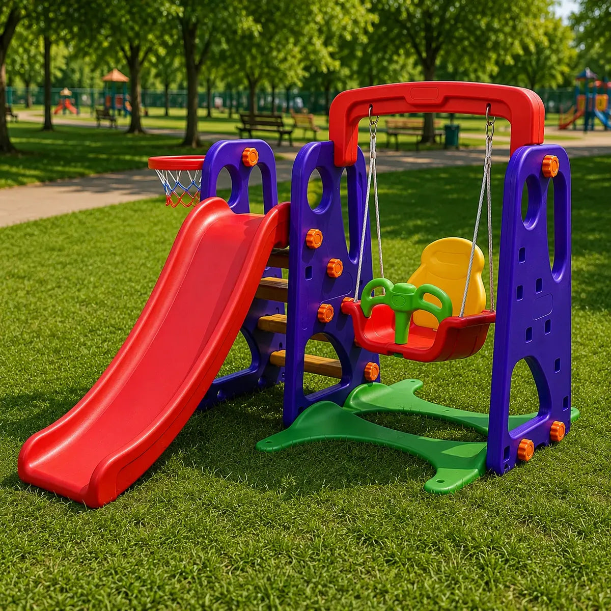 Playground Niño Feliz (Modelo Colorido 3 en 1