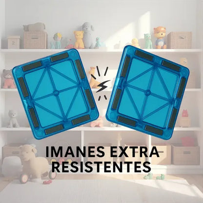 Magnetic Tiles™ – Kit de Construcción Magnética Creativa |  120 Piezas