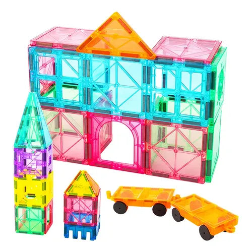 Magnetic Tiles™ – Kit de Construcción Magnética Creativa |  120 Piezas