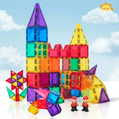 Magnetic Tiles™ – Kit de Construcción Magnética Creativa |  120 Piezas