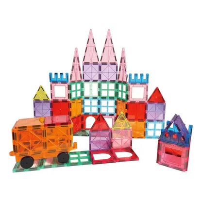 Magnetic Tiles™ – Kit de Construcción Magnética Creativa |  120 Piezas