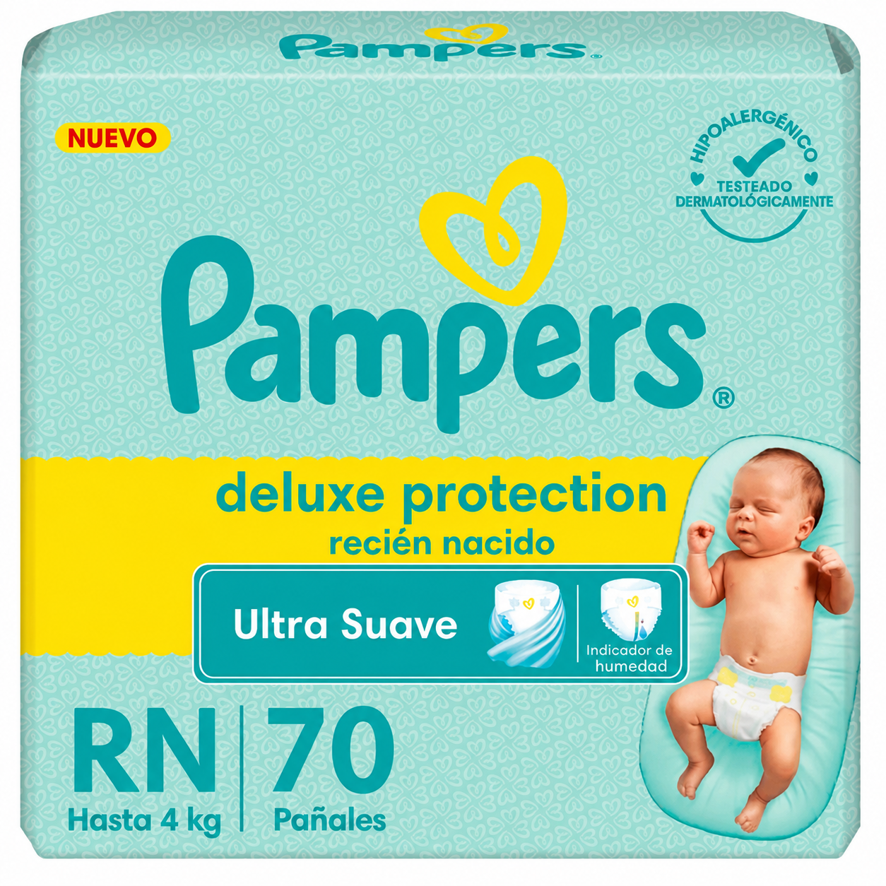 Pack de 70 Pañales deluxe protection