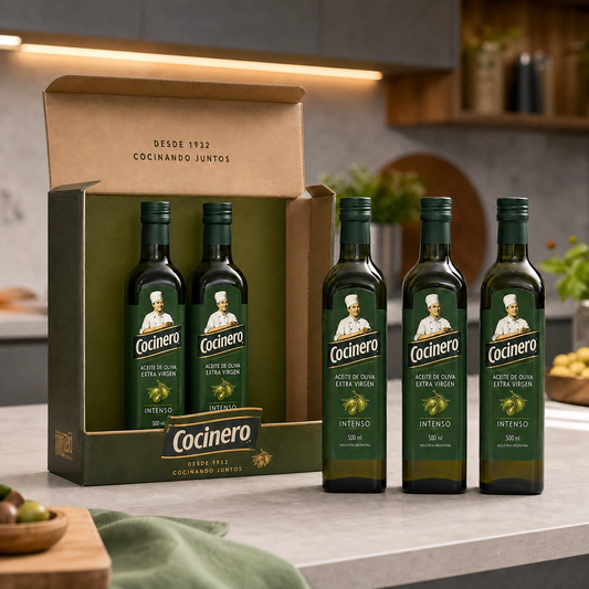 Kit Cocinero: 5 Aceites de Oliva Extra Virgen Intenso - 500ml