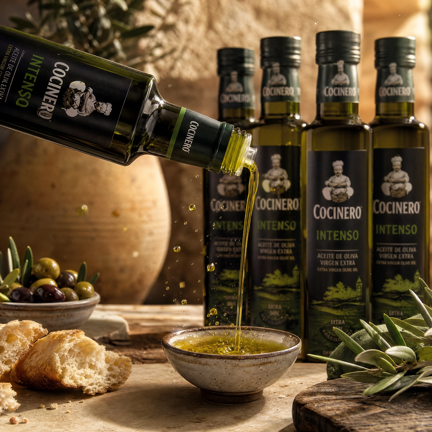 Kit Cocinero: 5 Aceites de Oliva Extra Virgen Intenso - 500ml