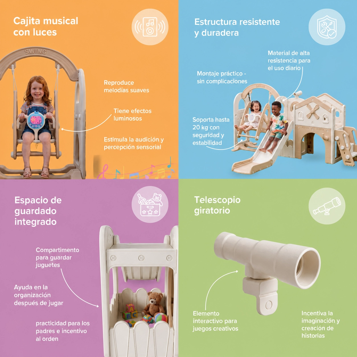Playground Adventure (Modelo Beige 8 en 1)